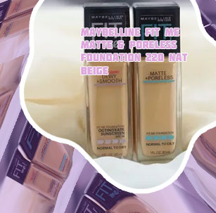 Loreal fit me foundation