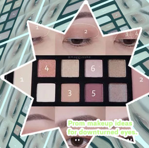 Makeup for downturned eyes