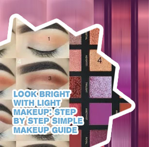 Natural eye makeup step by step