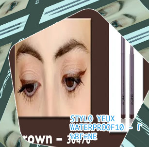 The one eyeliner stylo waterproof brown